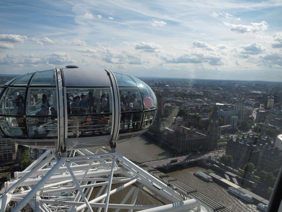 The Parliament from the London Eye