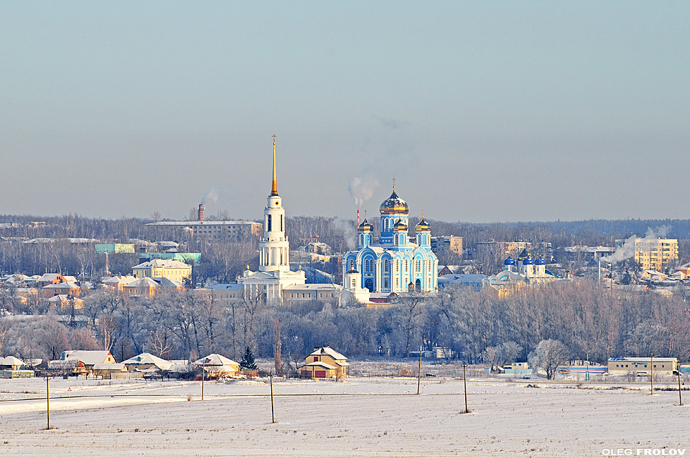 Вид на город Задонск