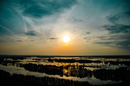 Закат над Клязьмой