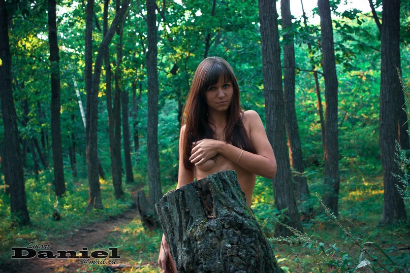 girl in the forest