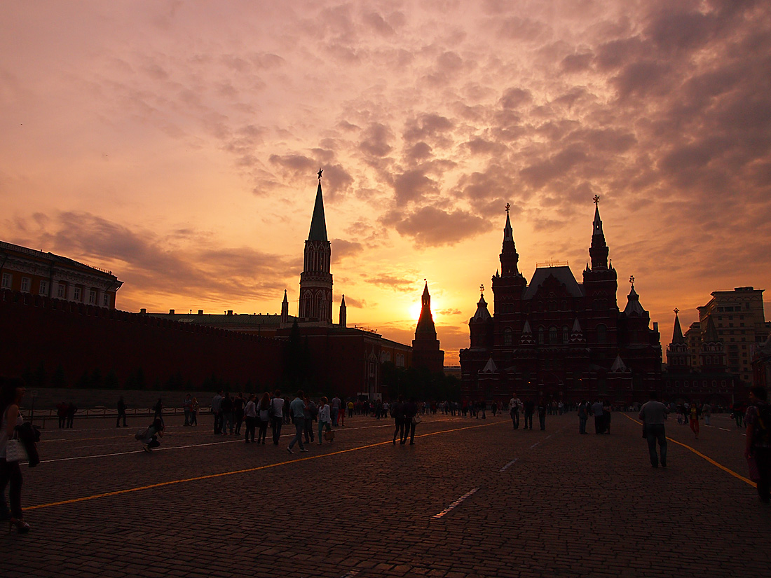 Закат в Москве