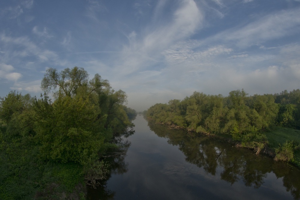 Пахра утром