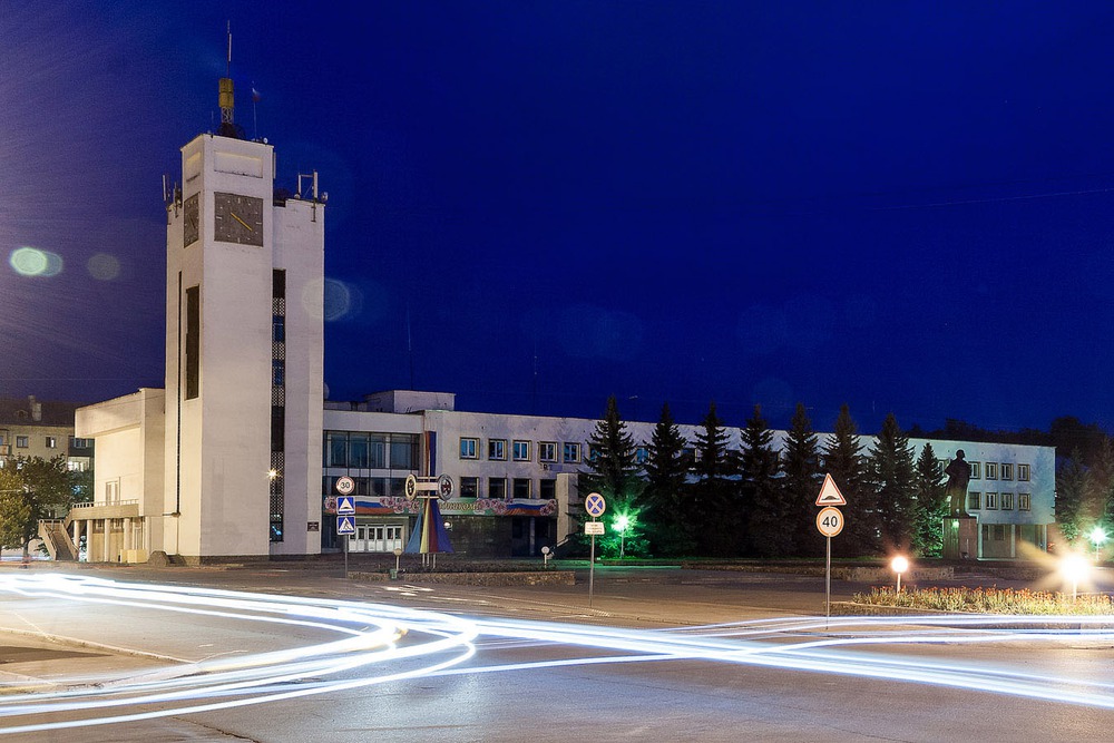 Мценск. Вечером.