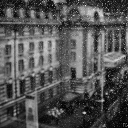 rainy spring london