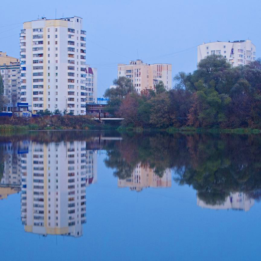 Городские, отражения...