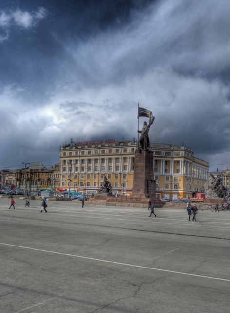 Площадь центр Владивостока