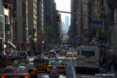 Нью-Йорк, город такси