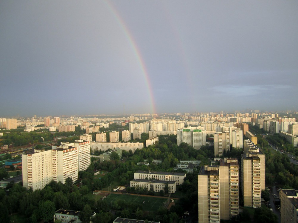 Москва с высоты птичьего полета