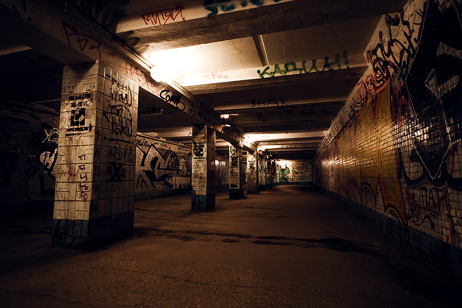 under the highway