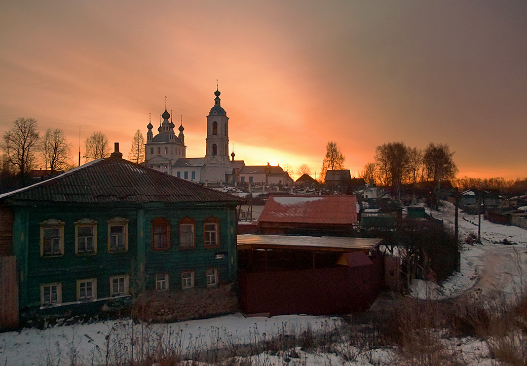 На рассвете