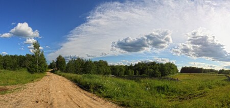 окраина села