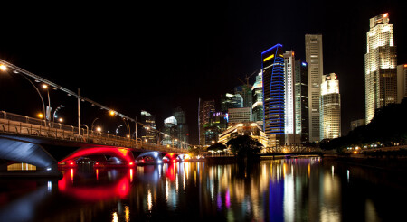 Ночной Сингапур