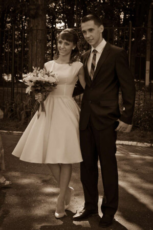 На выпускном.