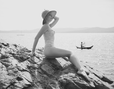 купальщица