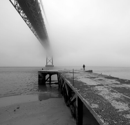 чёрно-белое утро