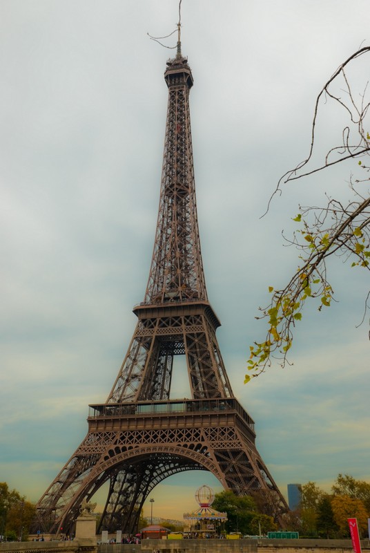 la tour Eiffel. Вид 3.