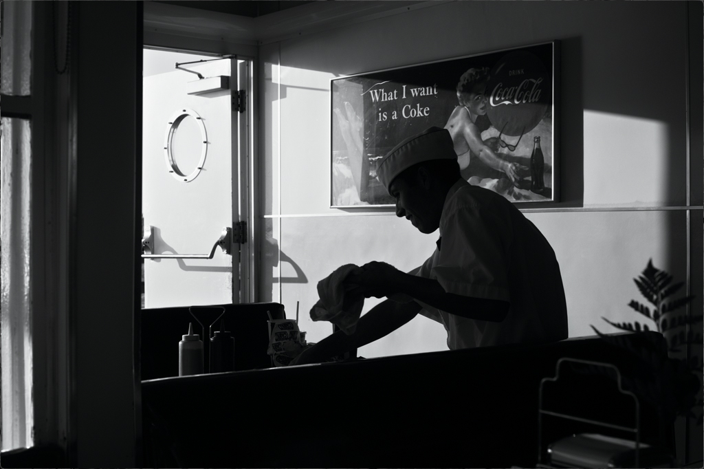 Ruby's diner. Balboa pier. California.