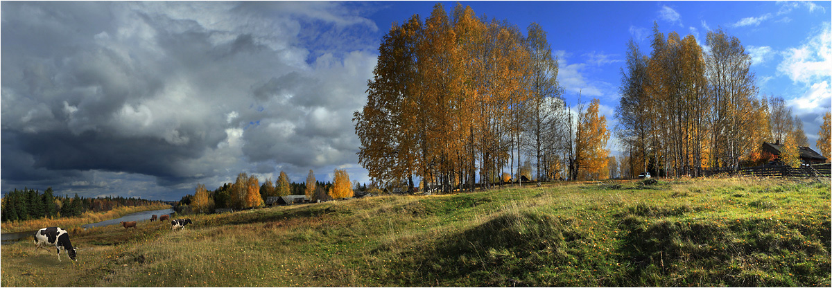 Осень в деревне