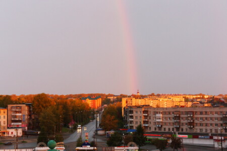 Город просыпается