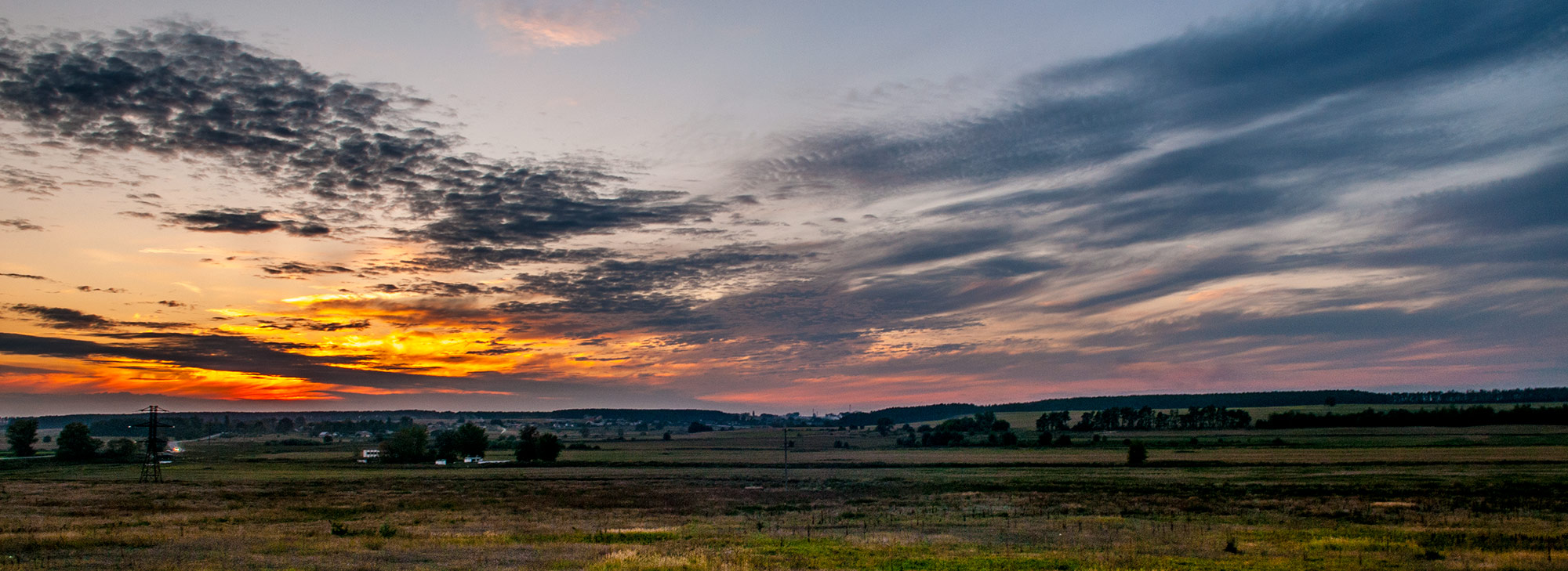 Закат - HDR