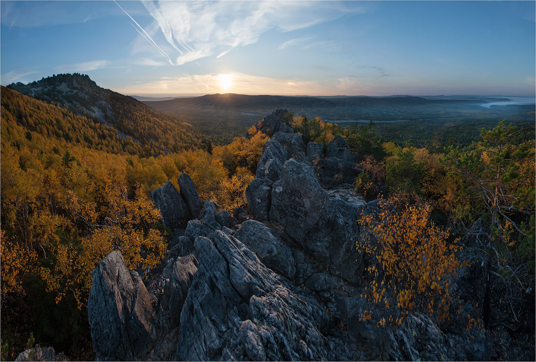 Утро осеннего Таганая.