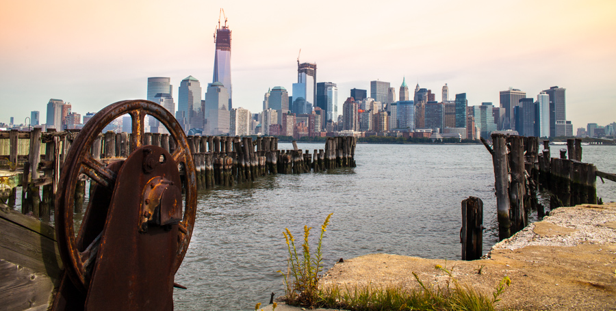 Manhattan from Liberty Island