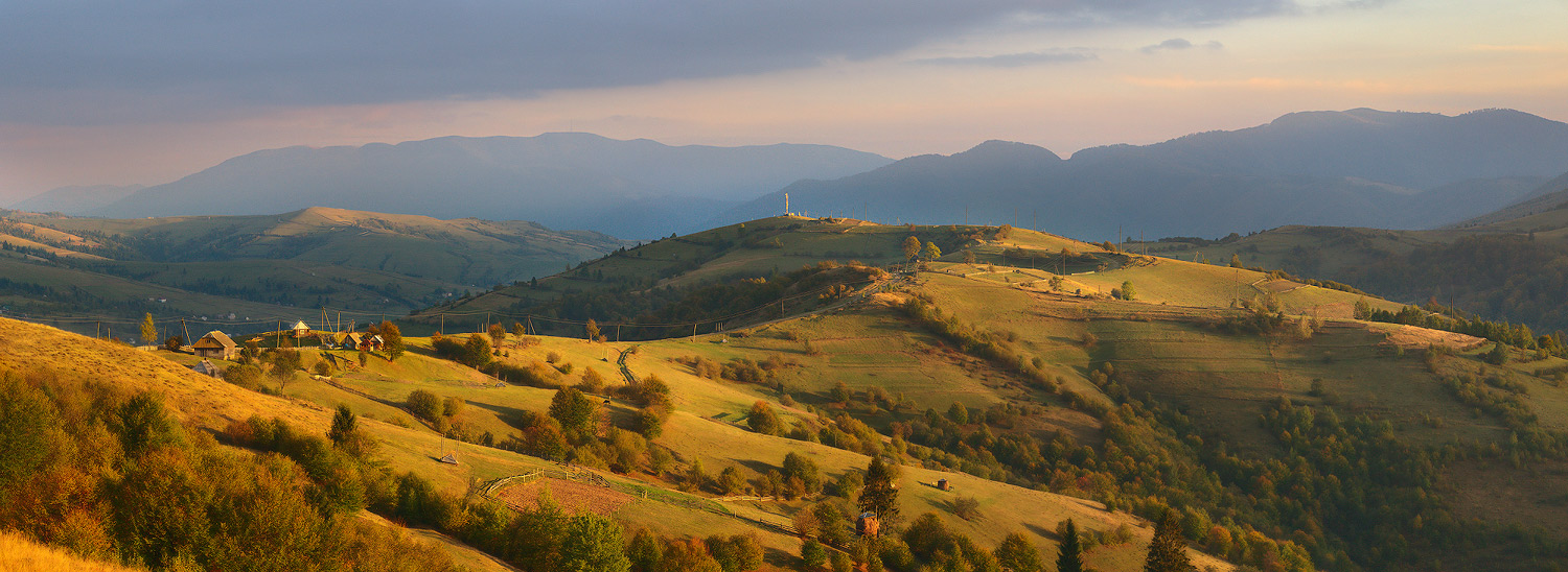 Закат в горах