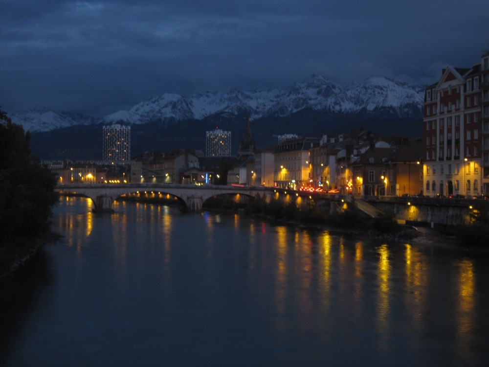 Evening in Grenoble