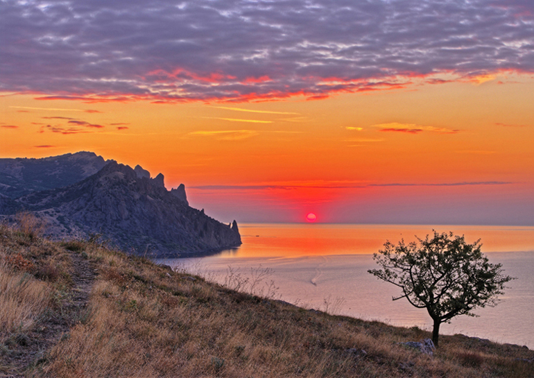 Карадаг. Рассветные акварели