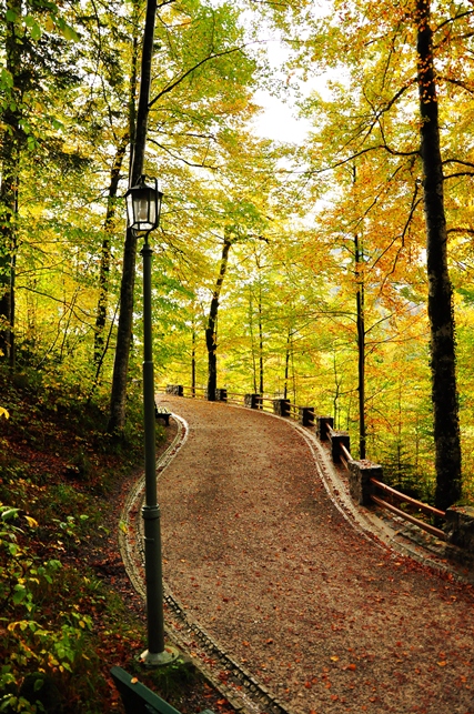 Парк замка Линдерхоф.Бавария.