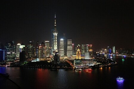 Ночной Шанхай