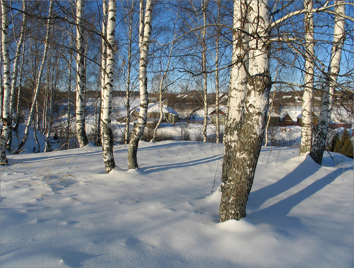 Зима за городом