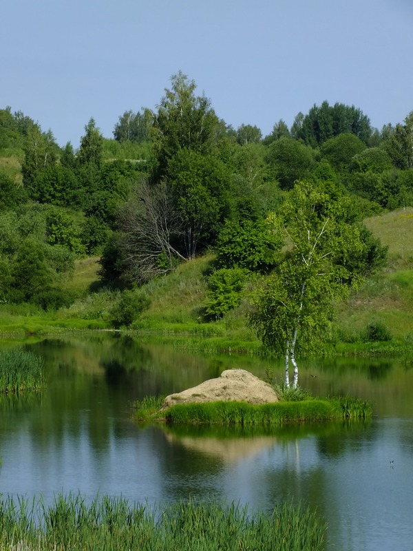 На островке