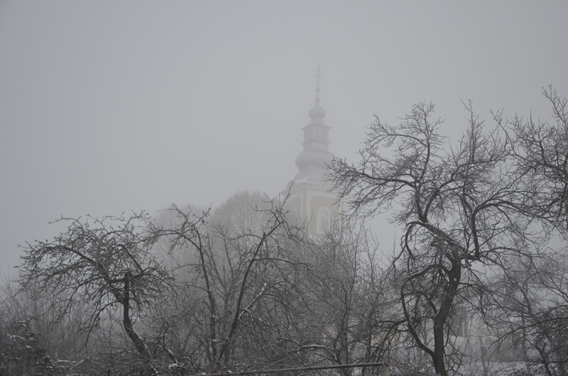 туман на краю села