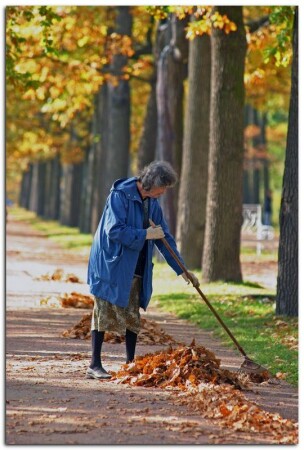 девочка - осень