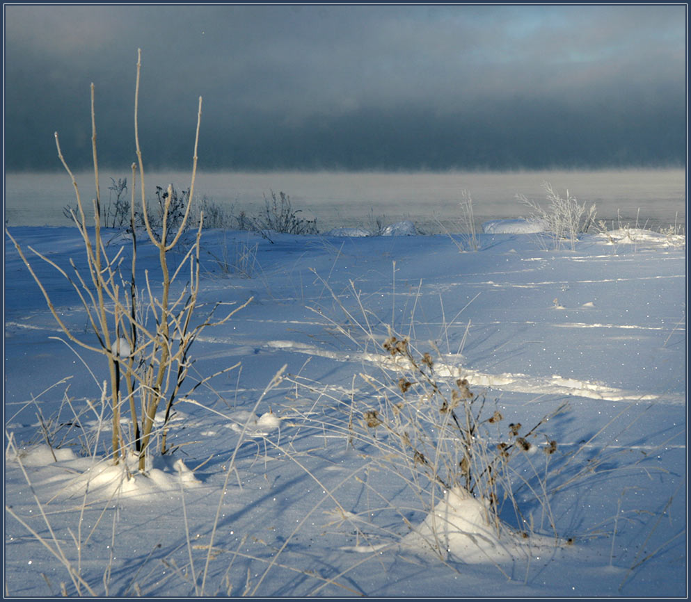 МОРОЗНОЕ УТРО НА КРАЮ ЗИМЫ