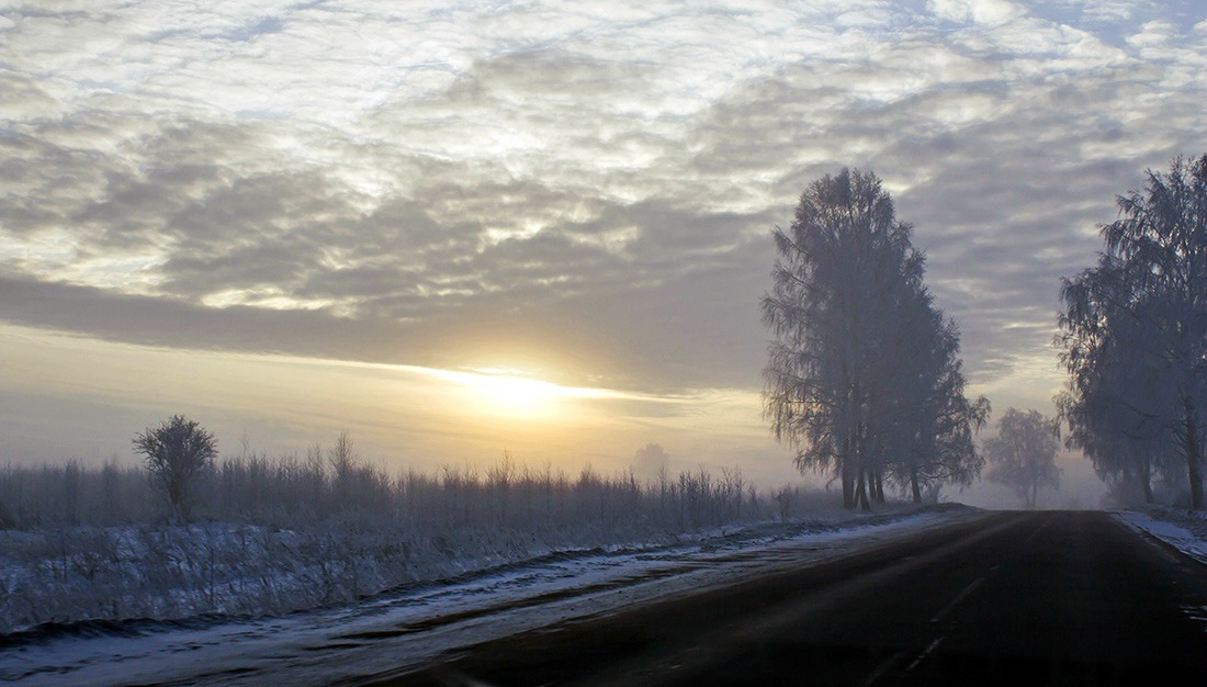 В пути