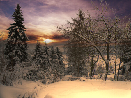 Зимний закат