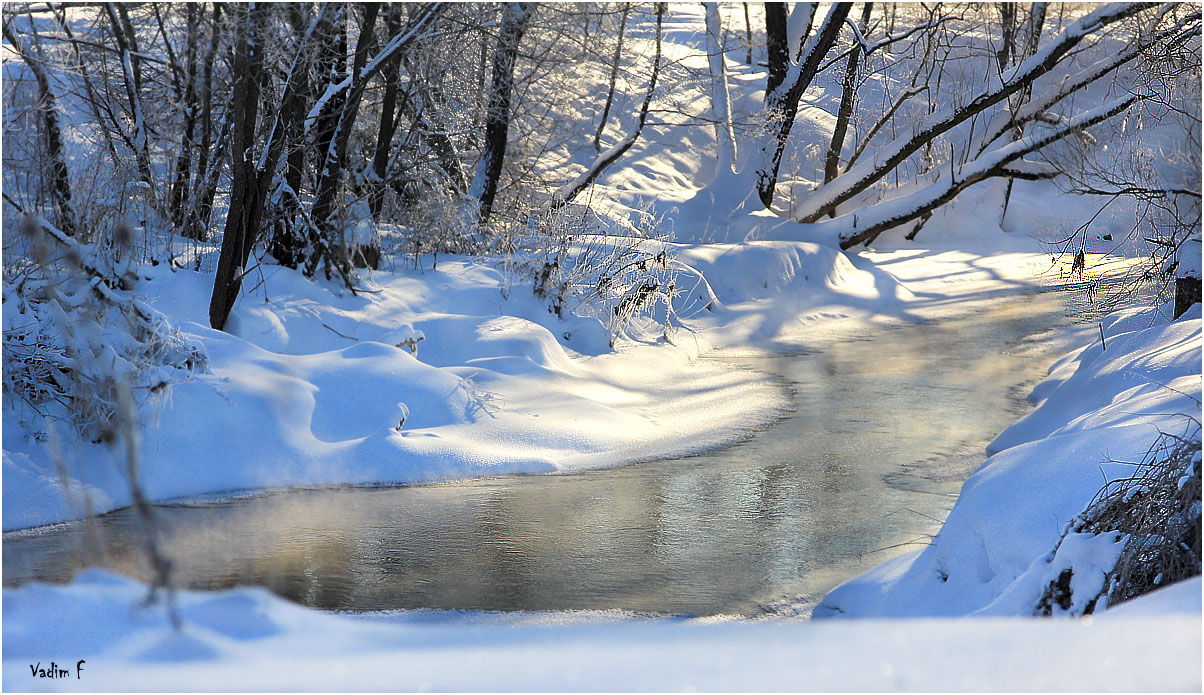 The river is ice