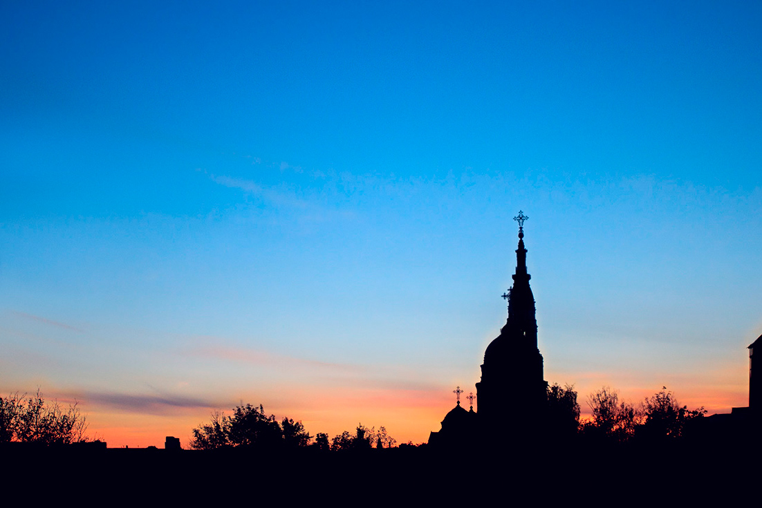 Городской закат