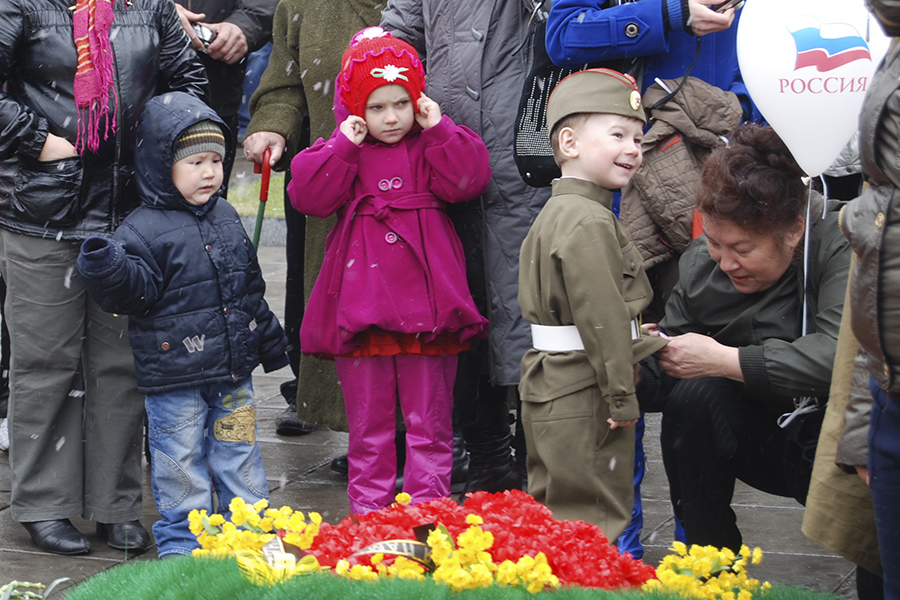 Маленький солдат на большом празднике