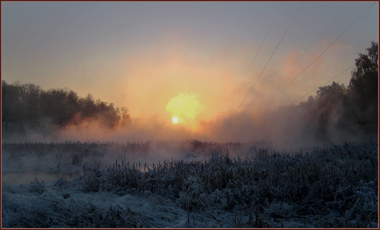 Первые заморозки.