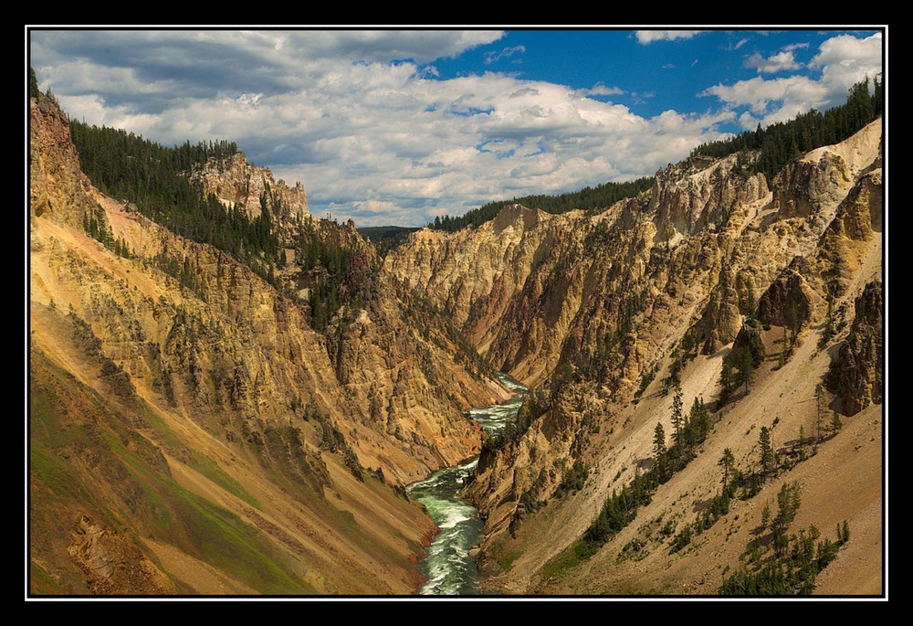 Grand Canyon in the Yellowstone National Park.