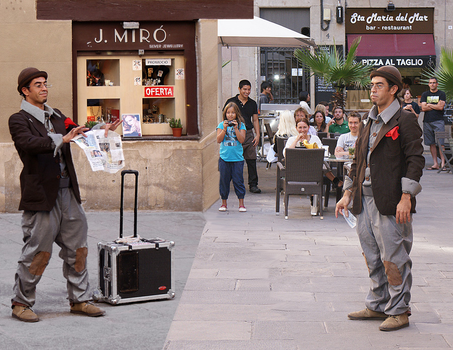 Хуан Миро, сцена в Барселоне(J. Miro Oferta, Barcelona)