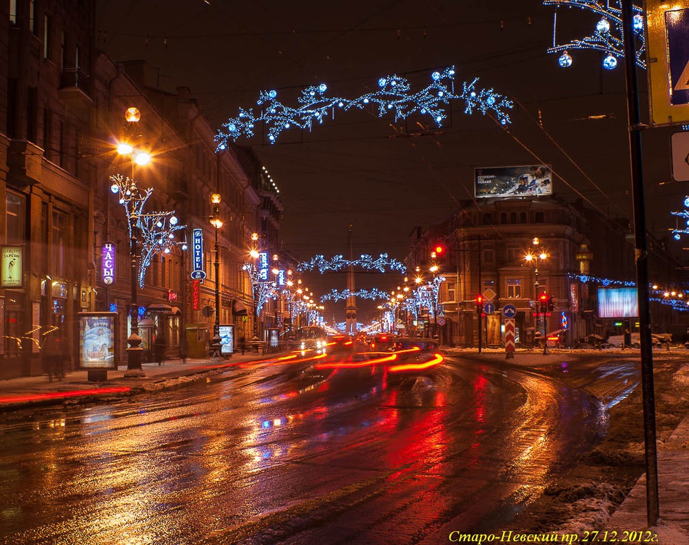 Новогодгий Санкт-Петербург