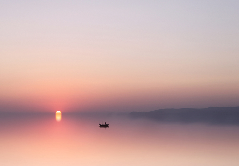 fisherman and the sun