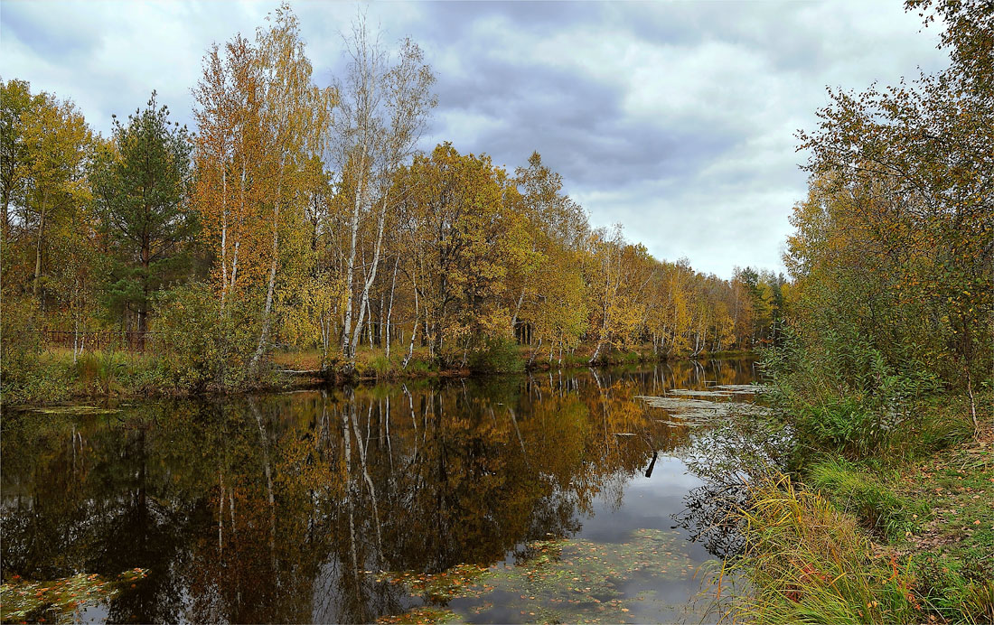 Озерцо. Осенняя зарисовка.