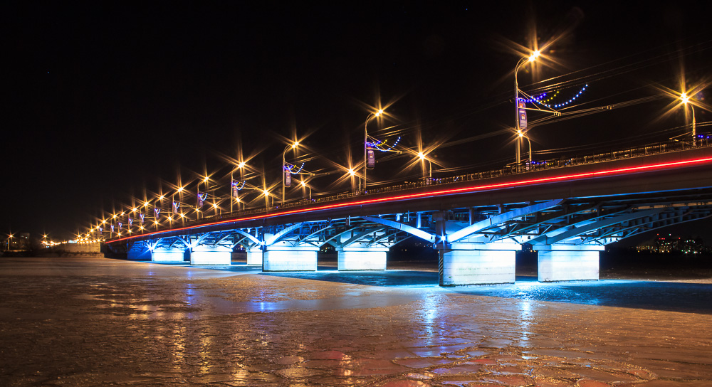 Bridge at night