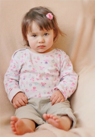 обиделась..