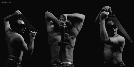 Триптих. Автопортрет. Triptych. Self-portrait.